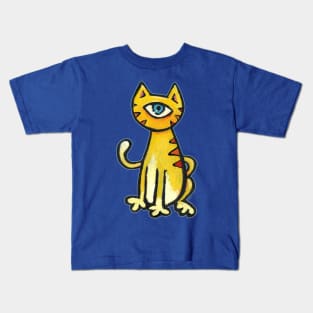 Osmos the One-Eyed Cat Kids T-Shirt